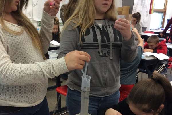 Trimble students test samples to assess soil&nbsp;quality